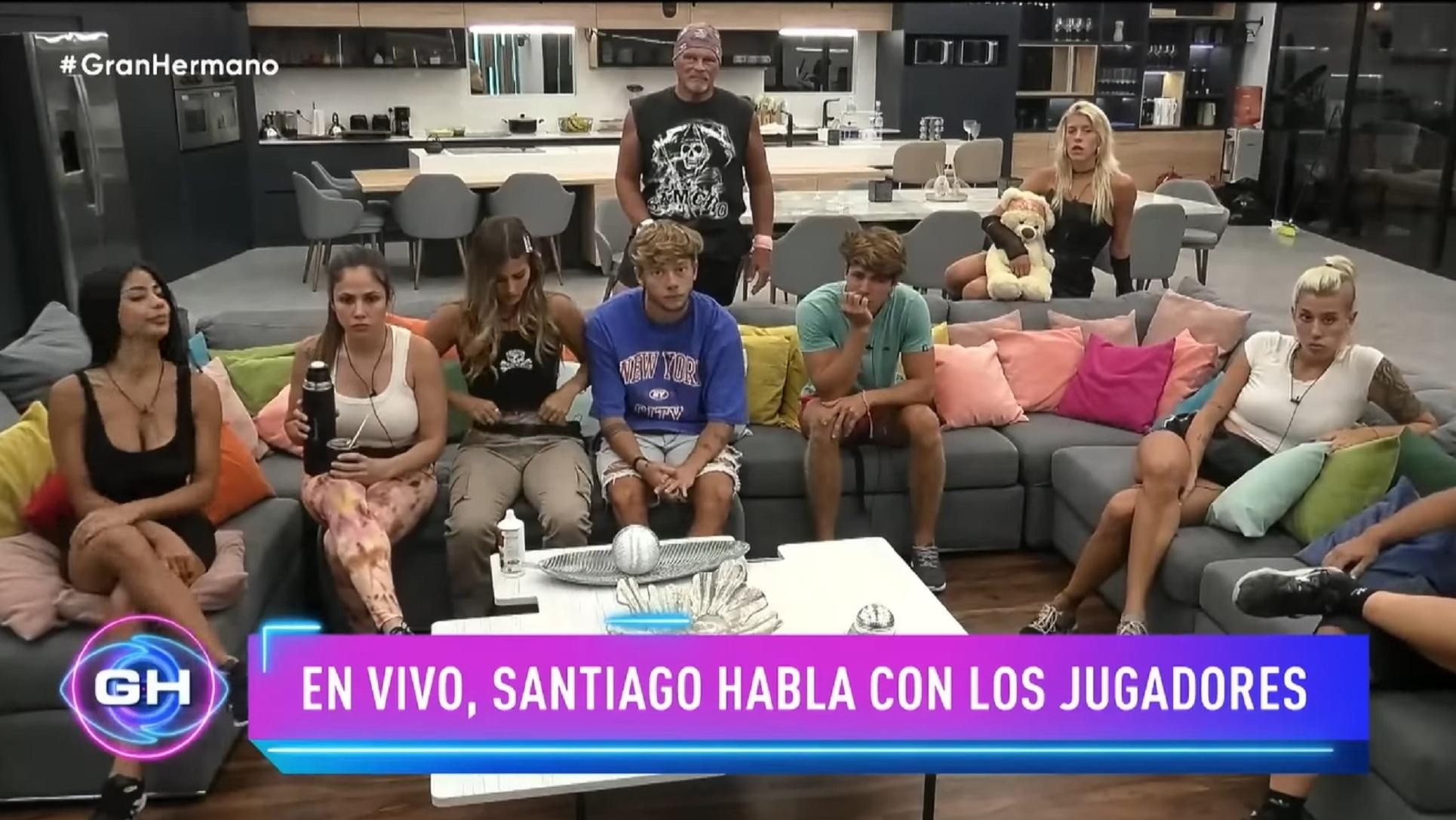 Los participantes que quedan en la casa. (Foto: captura de TV)