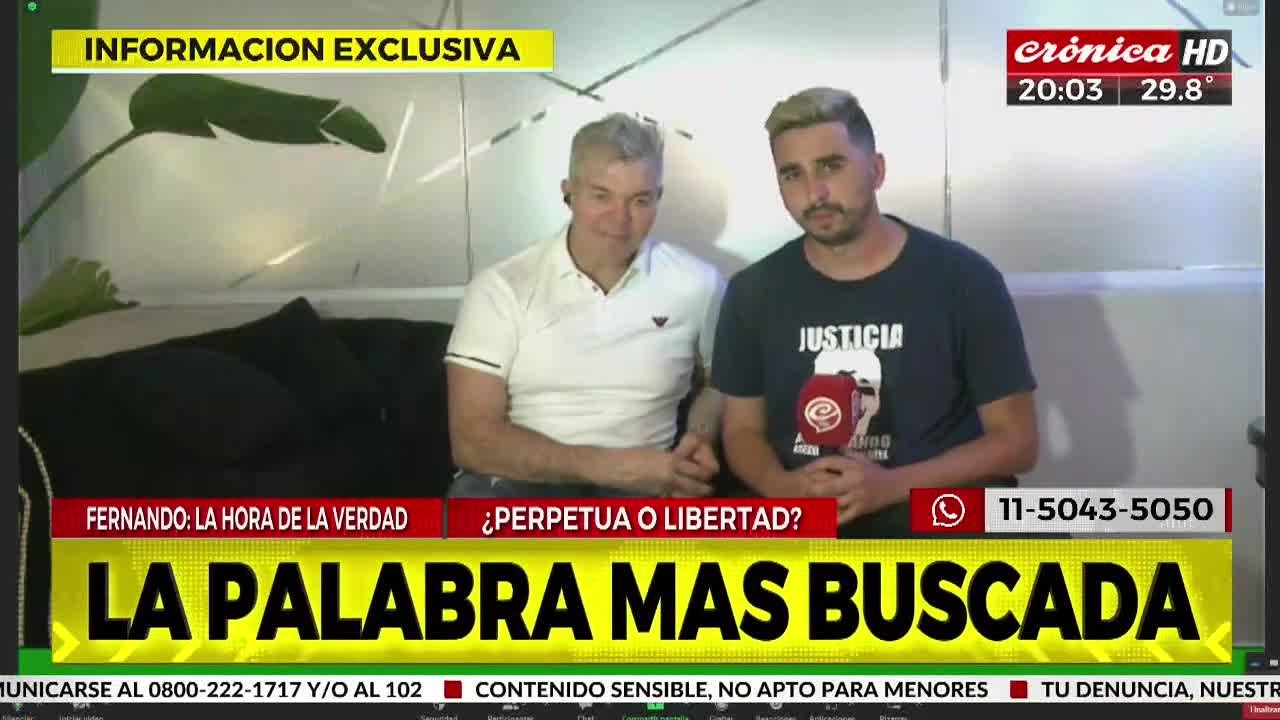 Burlando dialogó en exclusiva con Crónica HD a horas de conocerse la sentencia en el juicio por el crimen de Fernando Báez Sosa.