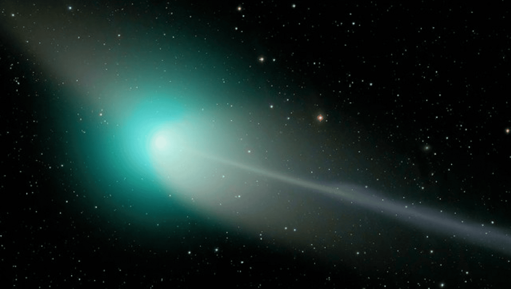 El cometa verde pasará muy cerca de la Tierra (Twitter/@planetarioBA).