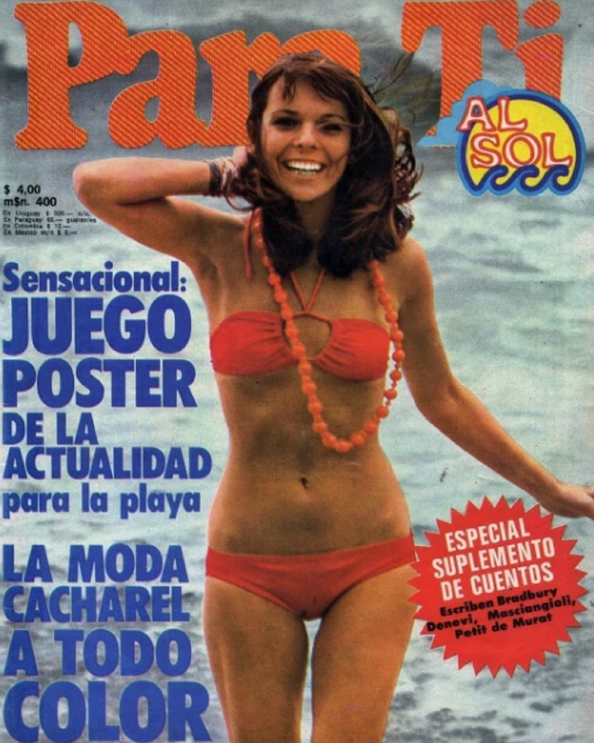 Graciela 'Gachi' Ferrari cuando fue la cara de la revista 'Para Ti'.