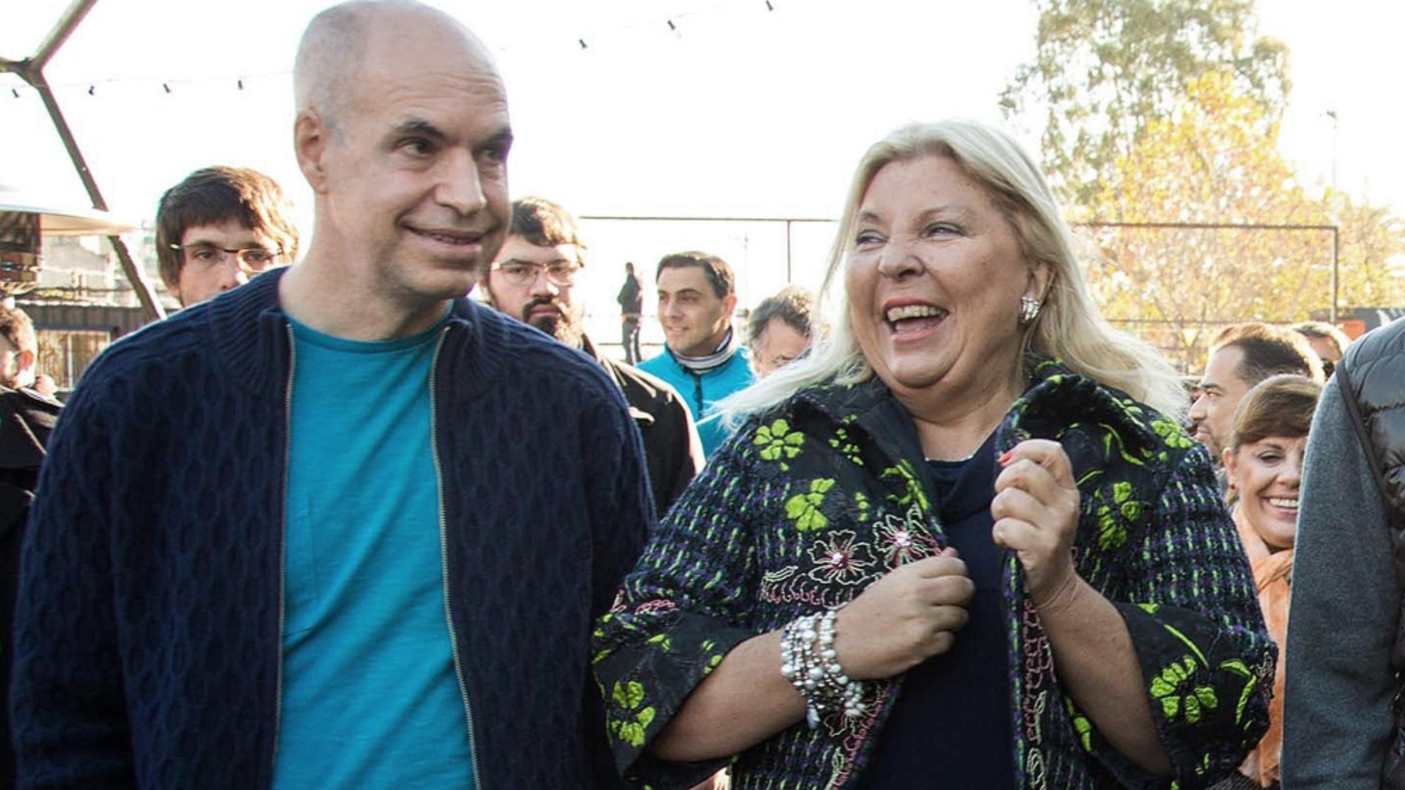 Horacio Rodríguez Larreta salió a apoyar el anuncio de Carrió de competir en las elecciones.