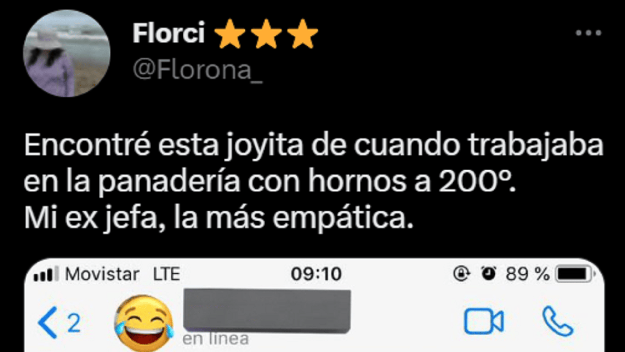 Una joven compartió en Twitter la impactante secuencia que pasó con su ex jefa.