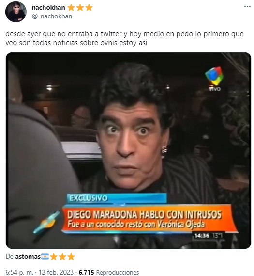 maradona memes ovnis