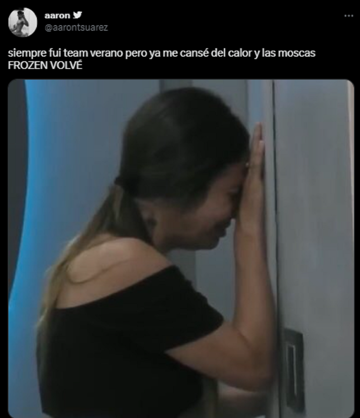 Romina de Gran Hermano llorando, otro de los memes por las altas temperaturas.