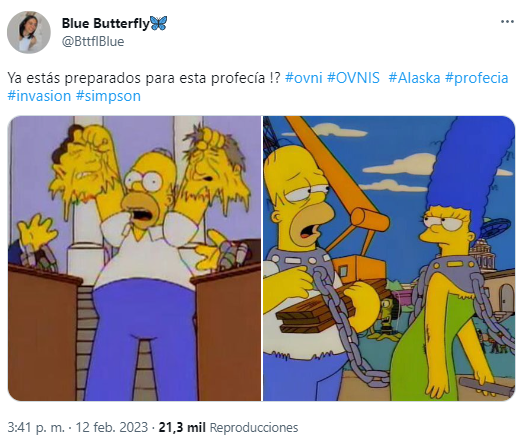 memes ovnis los simpsons