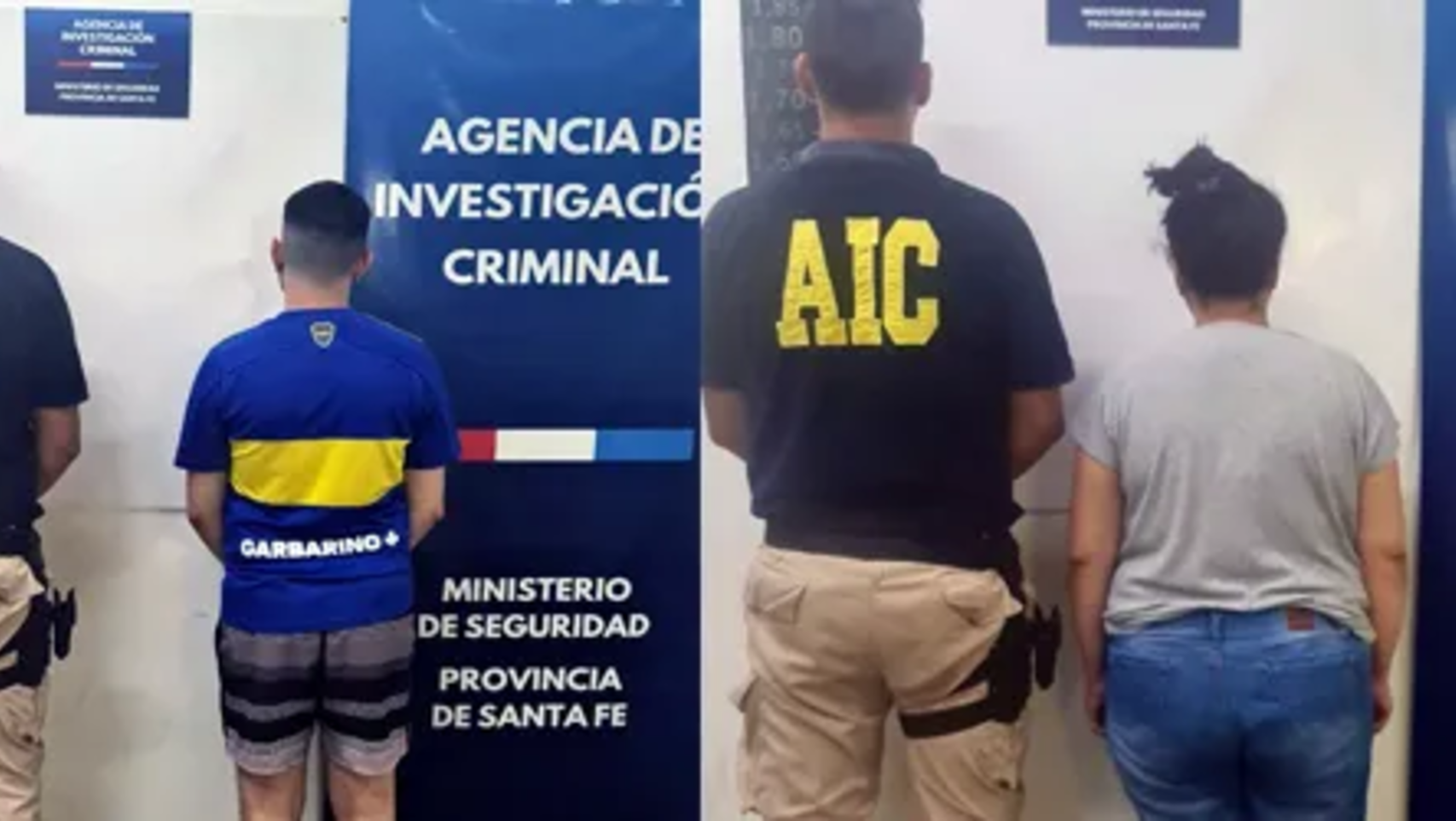 Madre e hijo detenidos acusados de integrar una banda de narcos. 