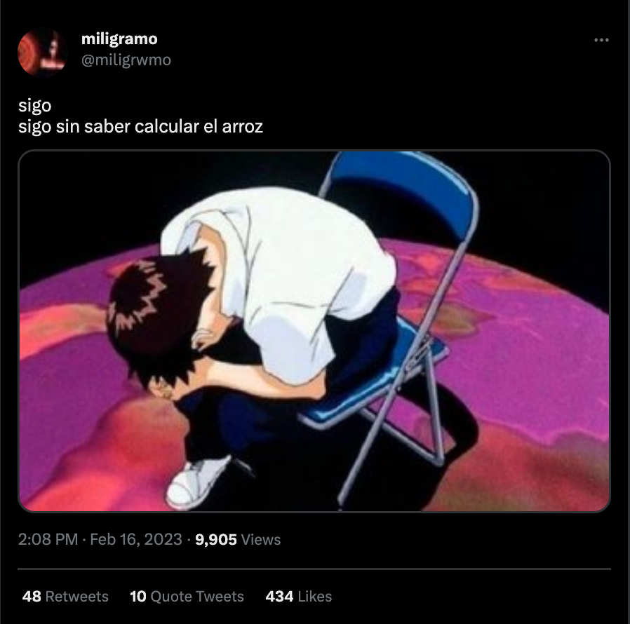 Los memes por la polémica con la cocción del arroz.