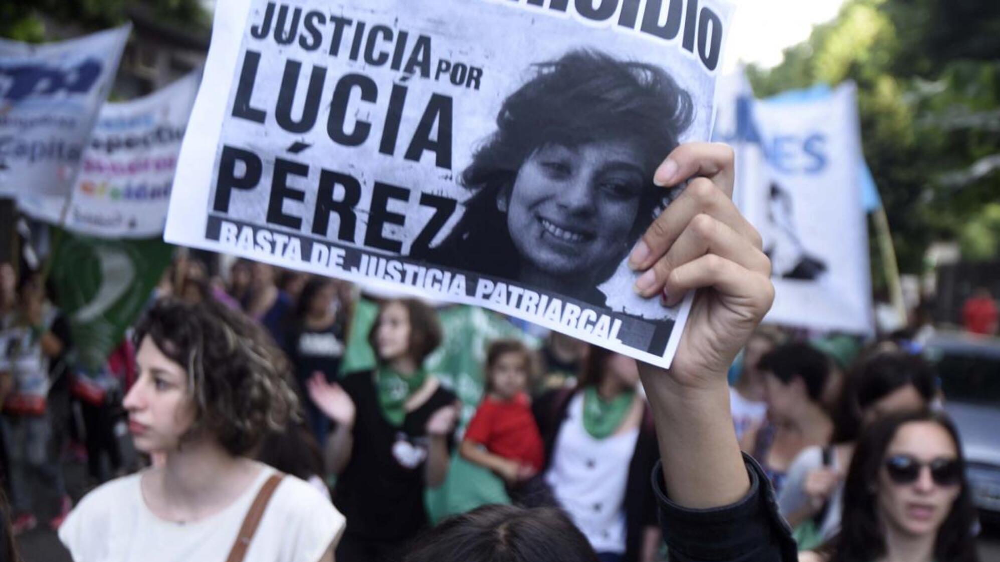 Familiares y amigos de Lucía Pérez concretaron múltiples marchas en reclamo de justicia (Archivo/Télam).