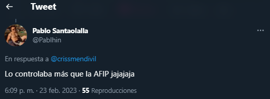 tuit viral afip