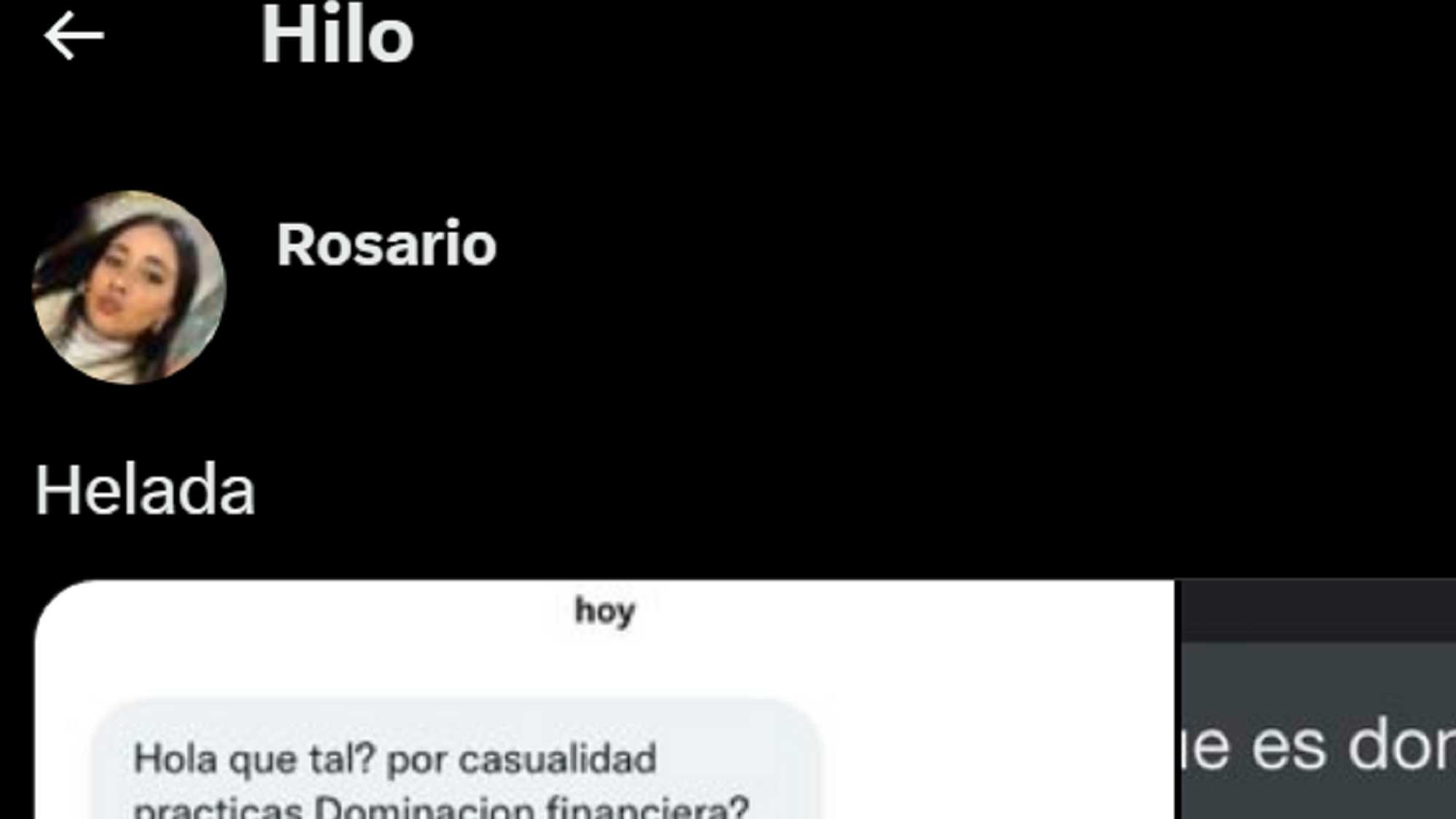 Recibió una propuesta en Twitter que la dejó helada.