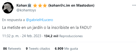 La reacción en Twitter al listado de útiles. 