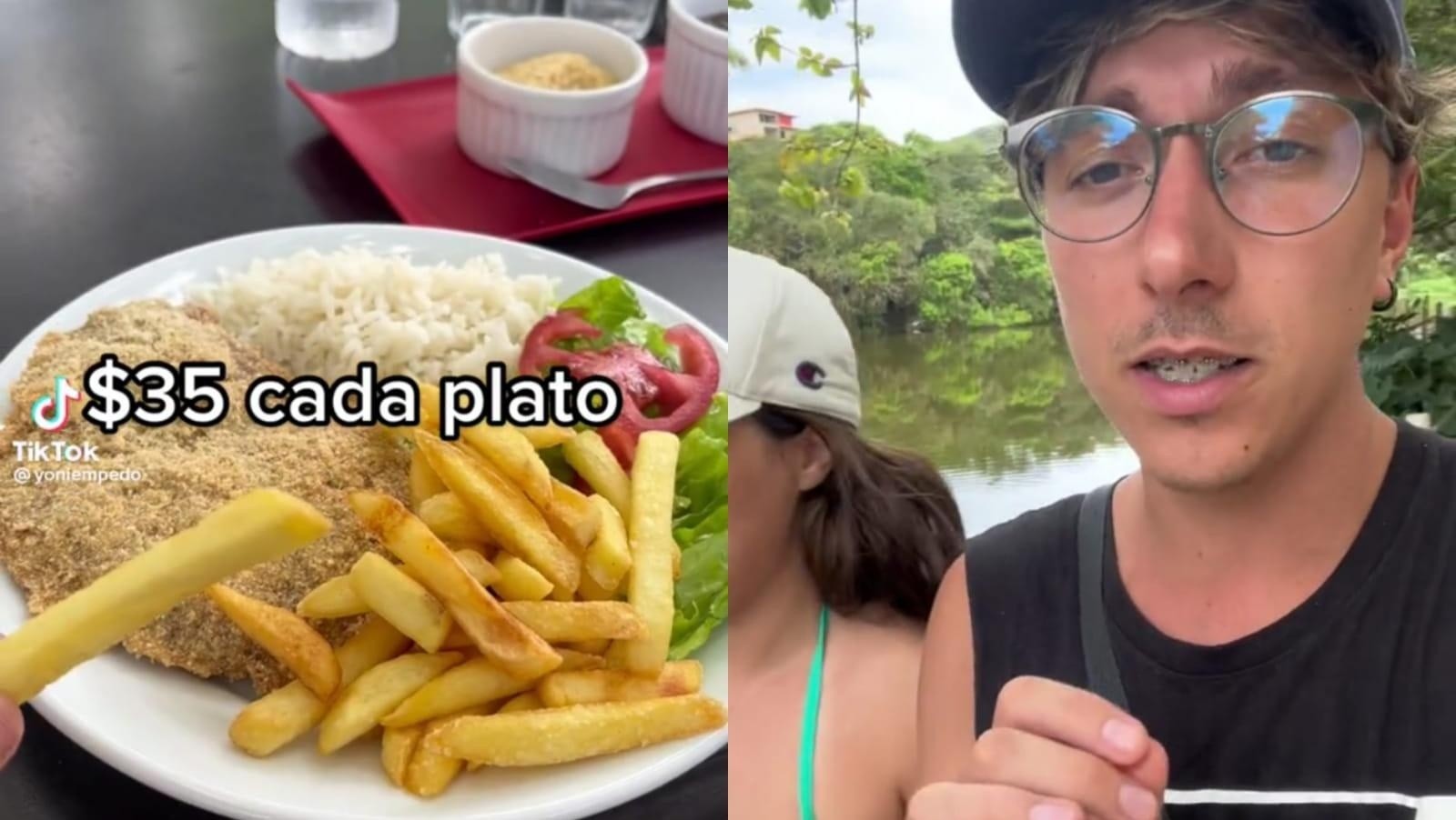 TikTok: fue a comer a un restaurante en Brasil y tuvo que pagar un insólito recargo.