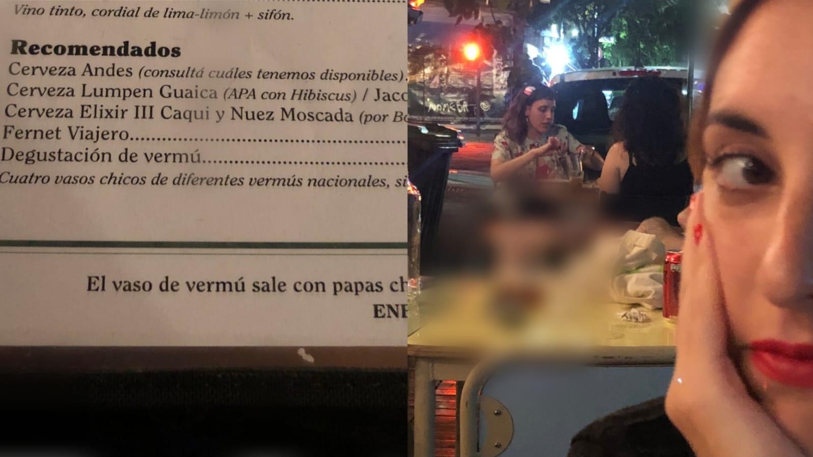 Mostró como sirven el fernet en un bar de Palermo y desató la polémica en Twitter.