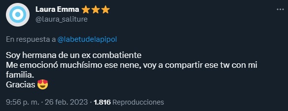 La reacción de los usuarios en Twitter al pedido del niño.