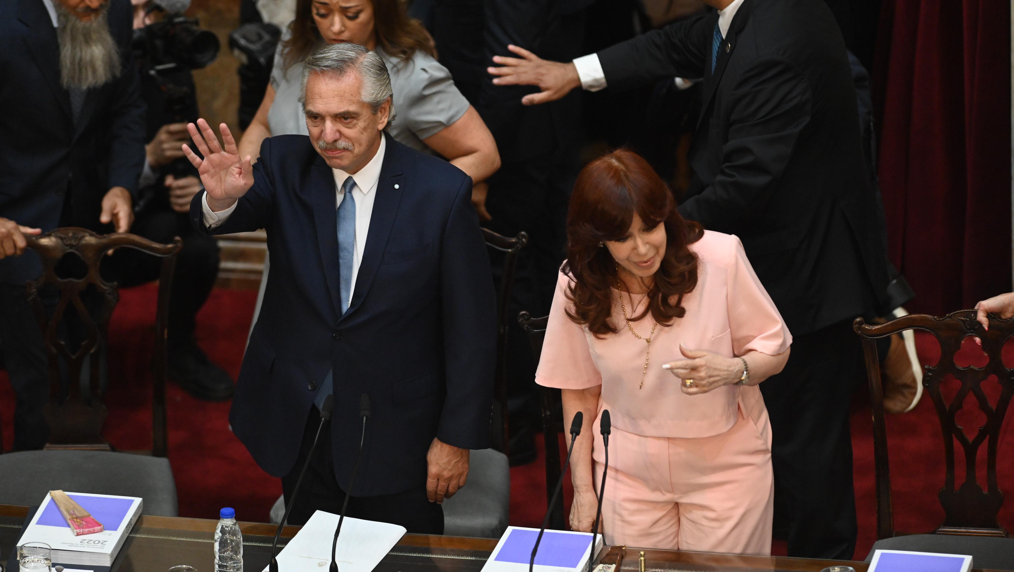 El presidente Alberto Fernández abre el 141° período de sesiones ordinarias del Congreso (Télam).