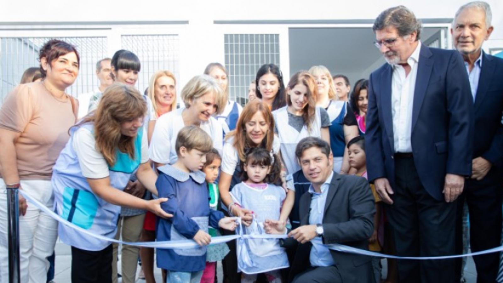 Axel Kicillof, gobernador de Buenos Aires, durante el acto en La Plata con el que inauguró el ciclo lectivo 2023 (Gentileza Gobierno de la Provincia).