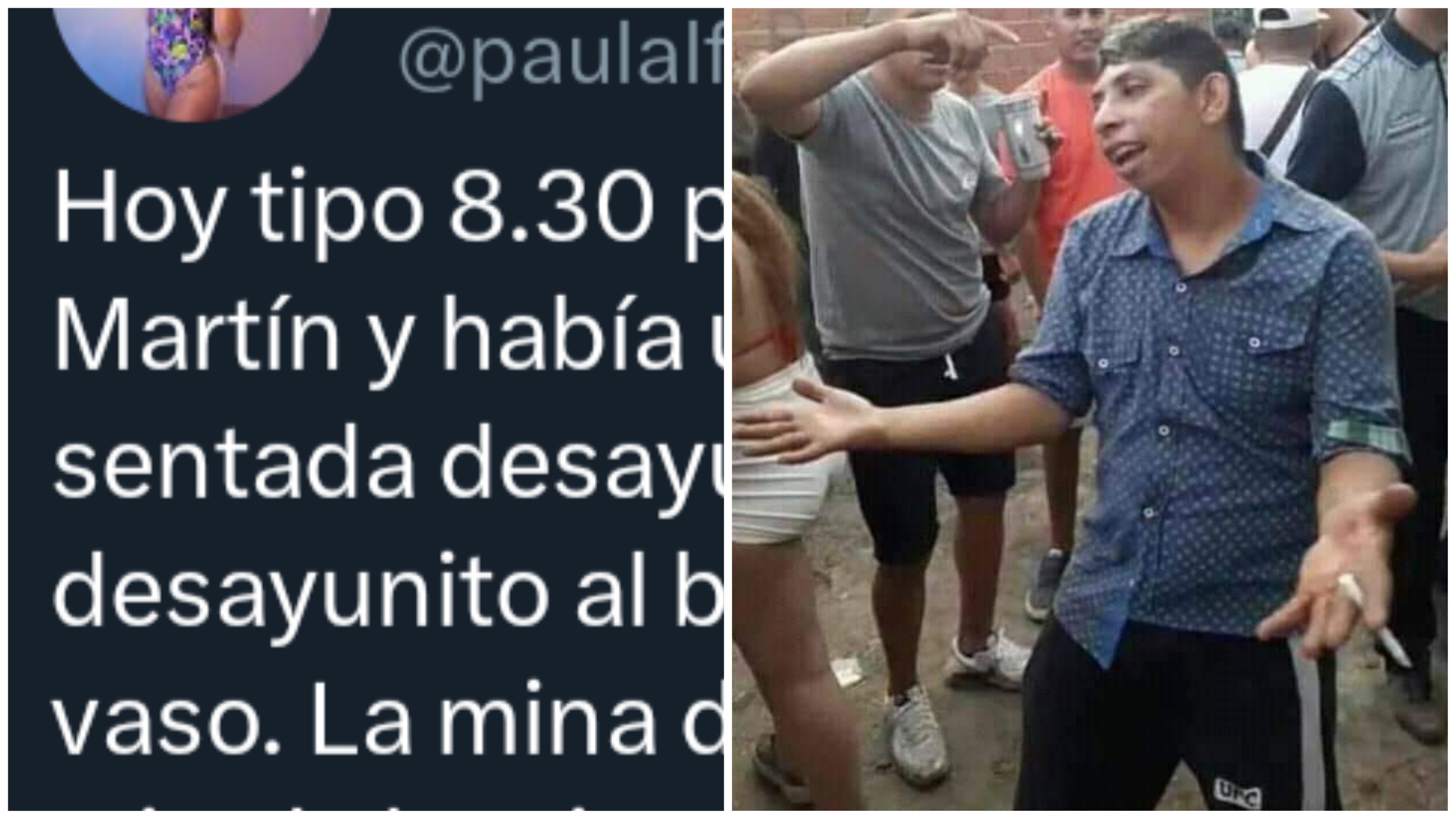 El tweet que se volvió viral por el insólito reclamo de una mujer a su pareja que miró a otra.