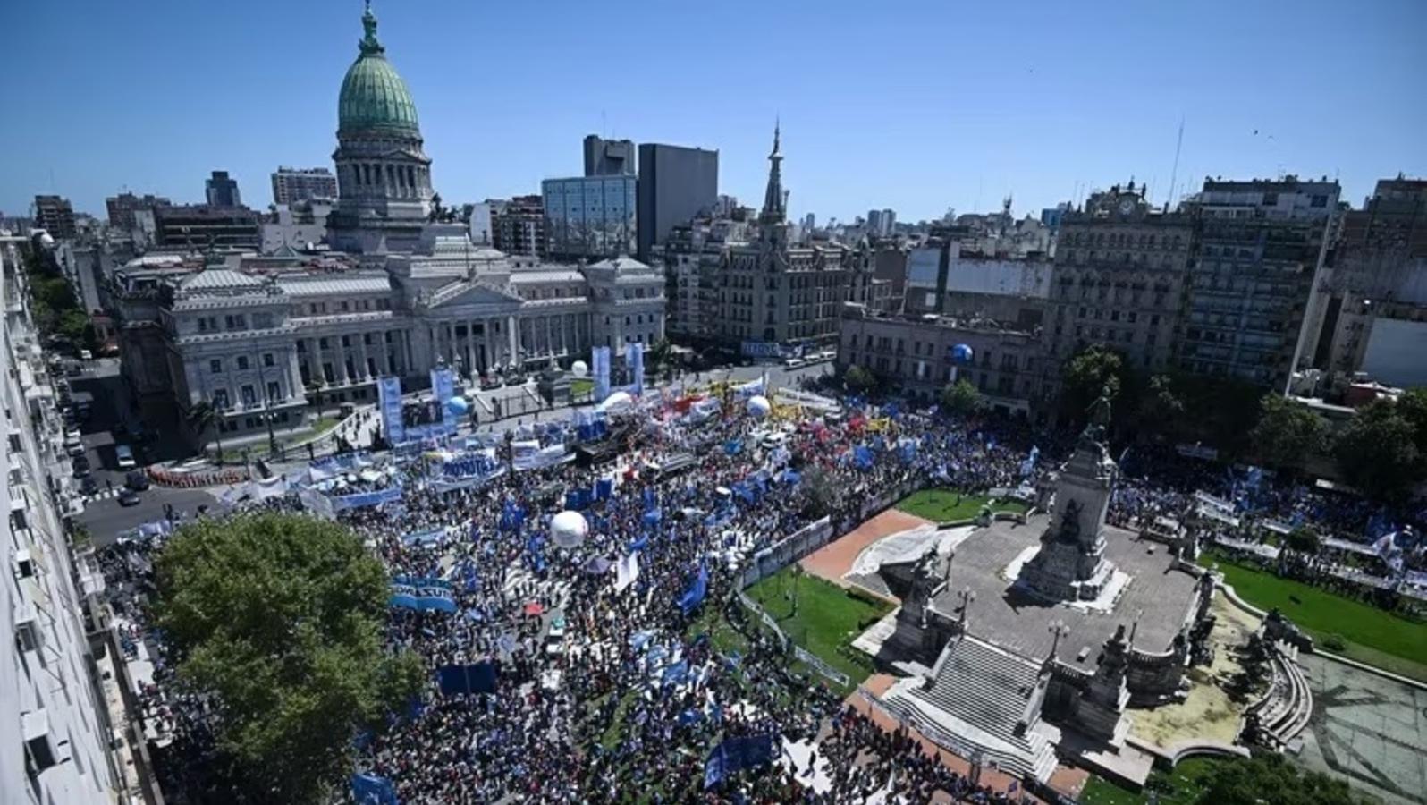 Se espera para este miércoles la llegada de manifestantes al Congreso por la apertura de las sesiones ordinarias (Gentileza Comunicación Senado/Archivo).