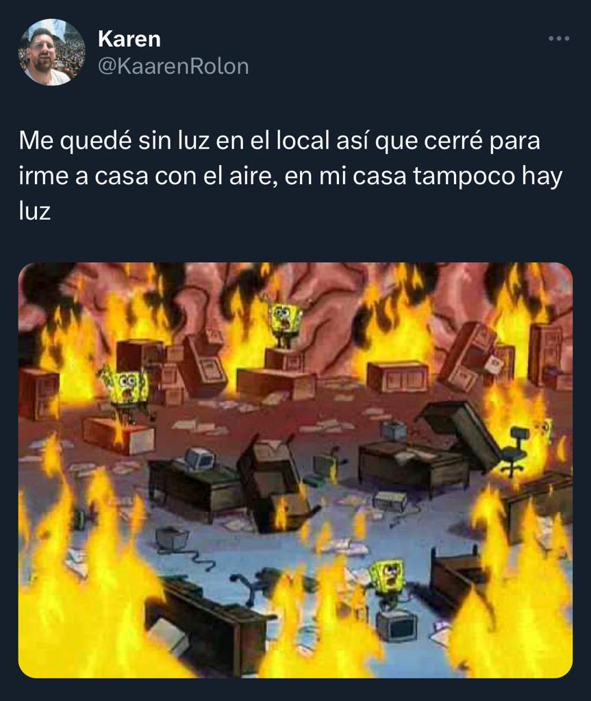 Los memes del apagón.