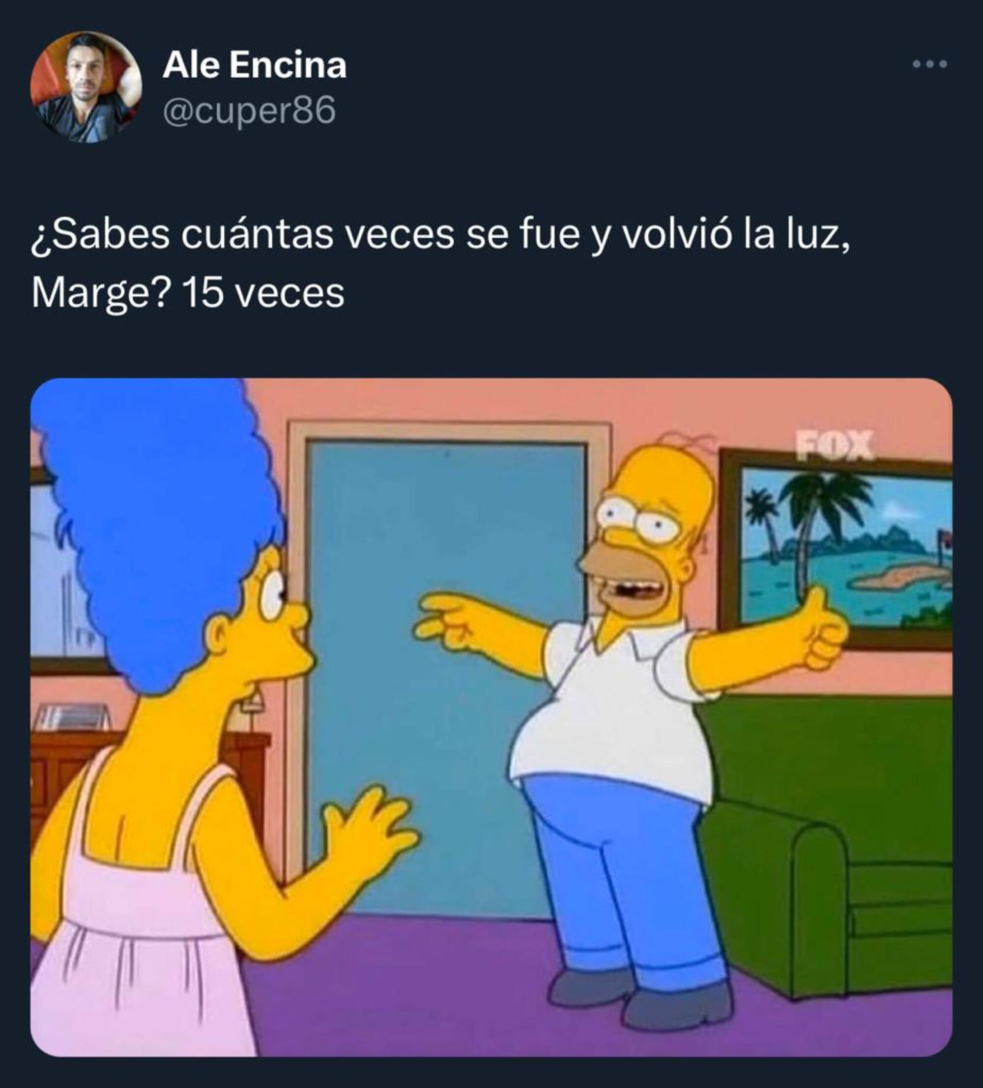 Los memes del apagón.