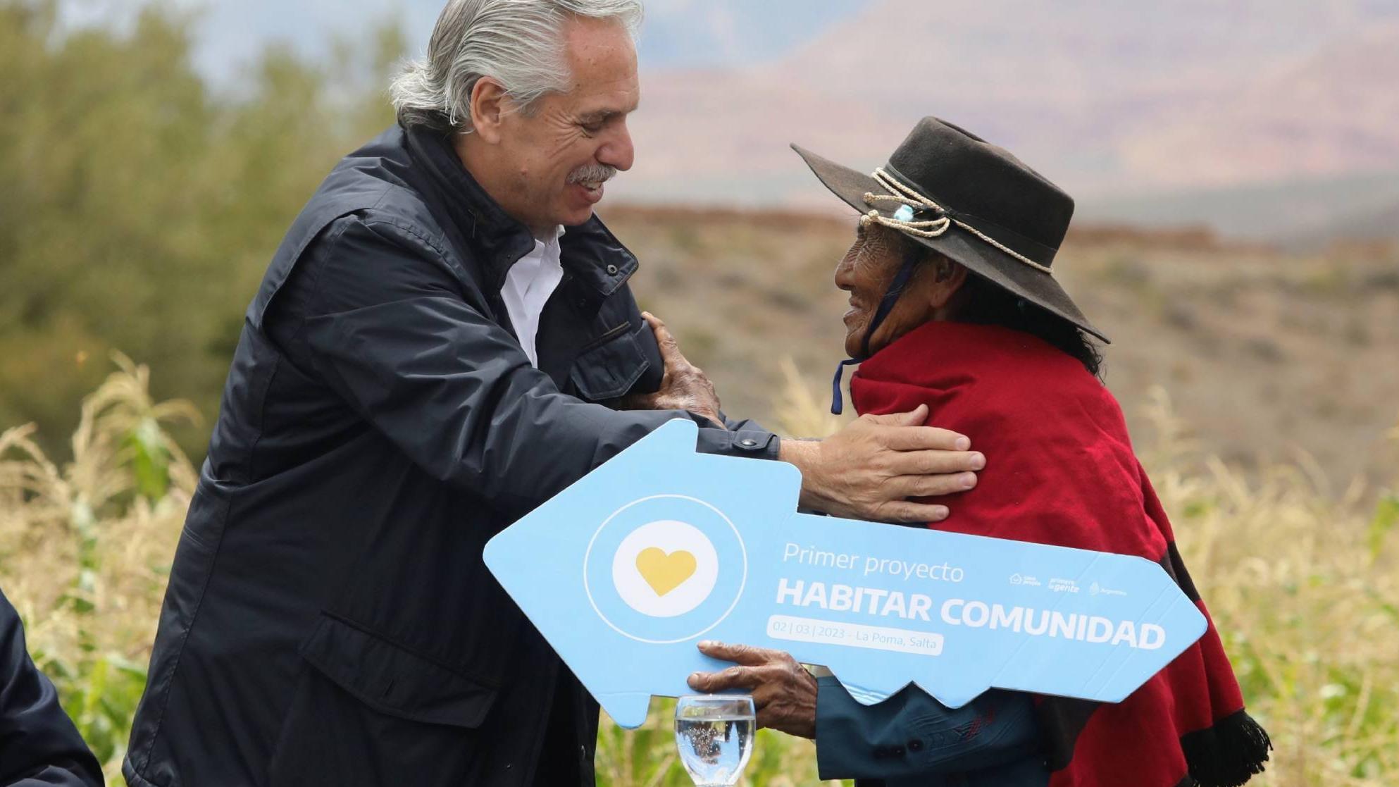 Alberto Fernández en Salta: 