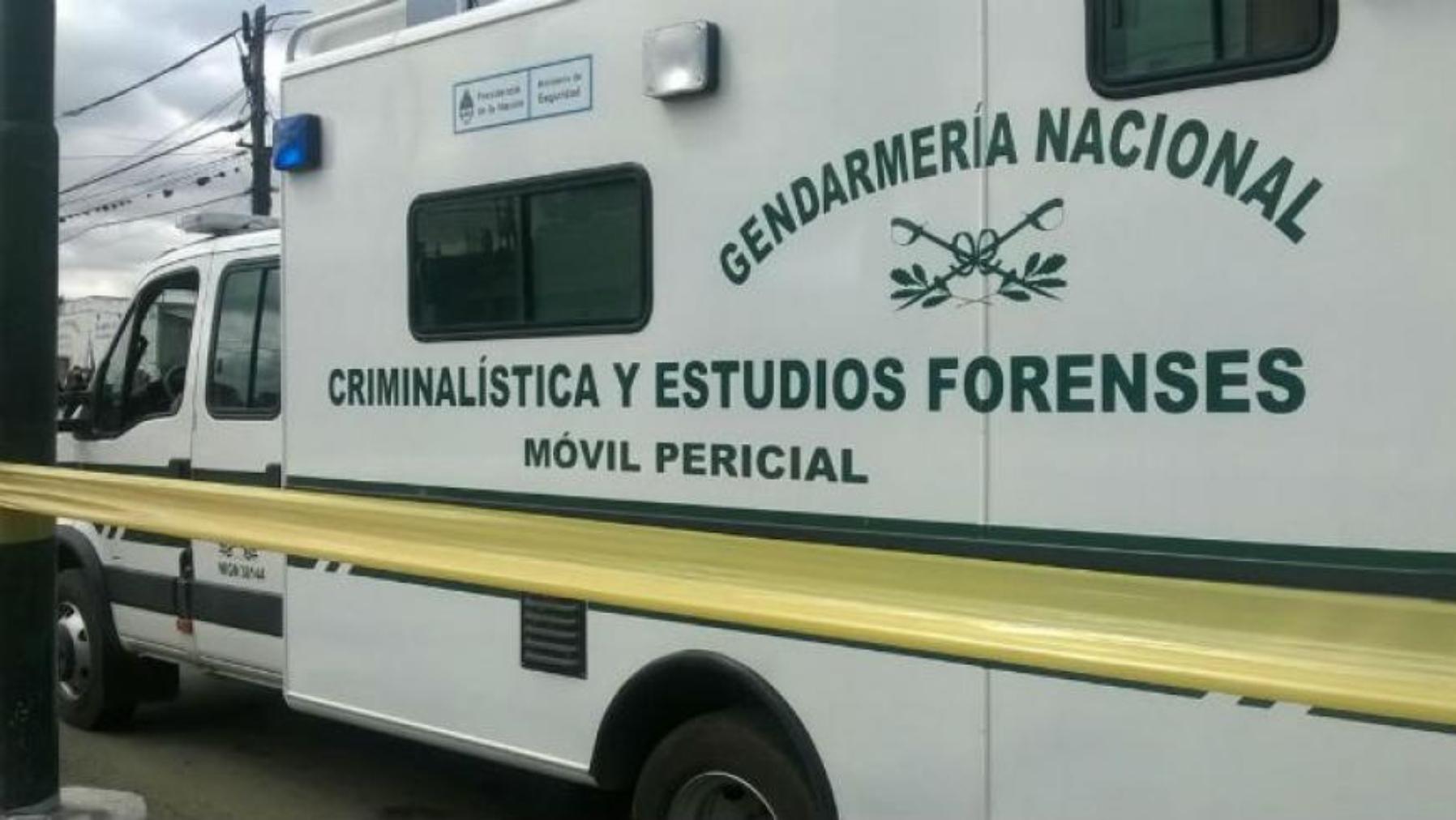 Parte de las pericias estuvieron a cargo de la Gendarmería Nacional Argentina.