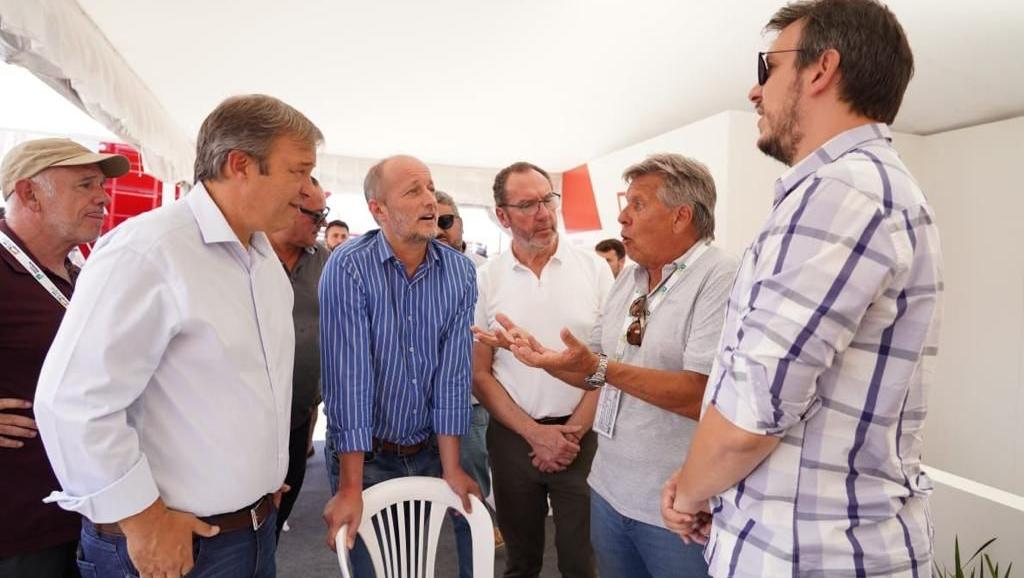 Insaurralde visitó Expoagro 2023.