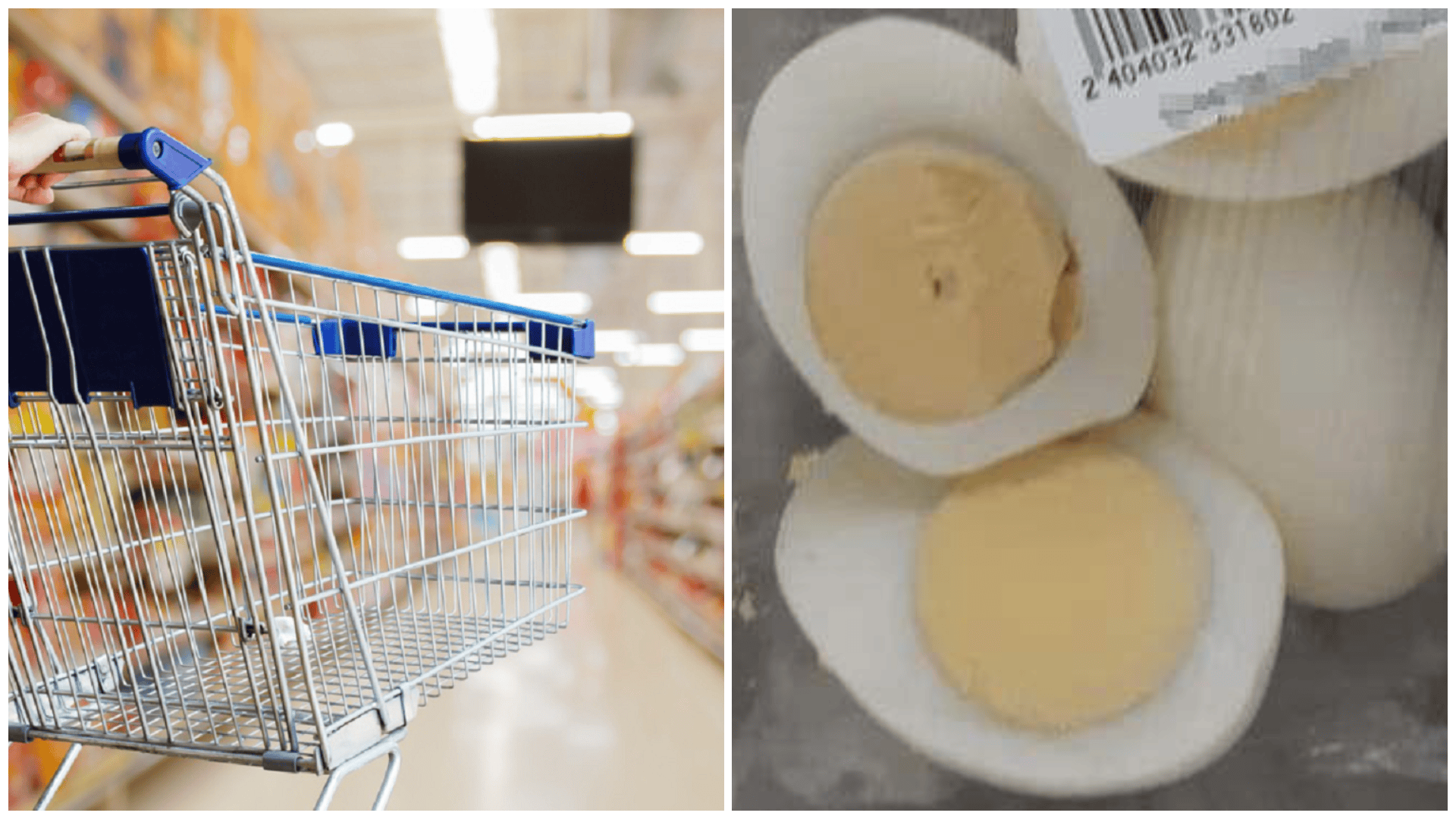 Un supermercado ofreció huevos duros envasados a un precios enorme y se volvió viral.