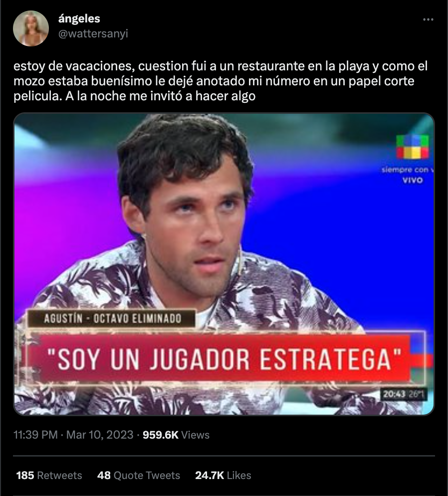 El tuit viral se llenó de comentarios.