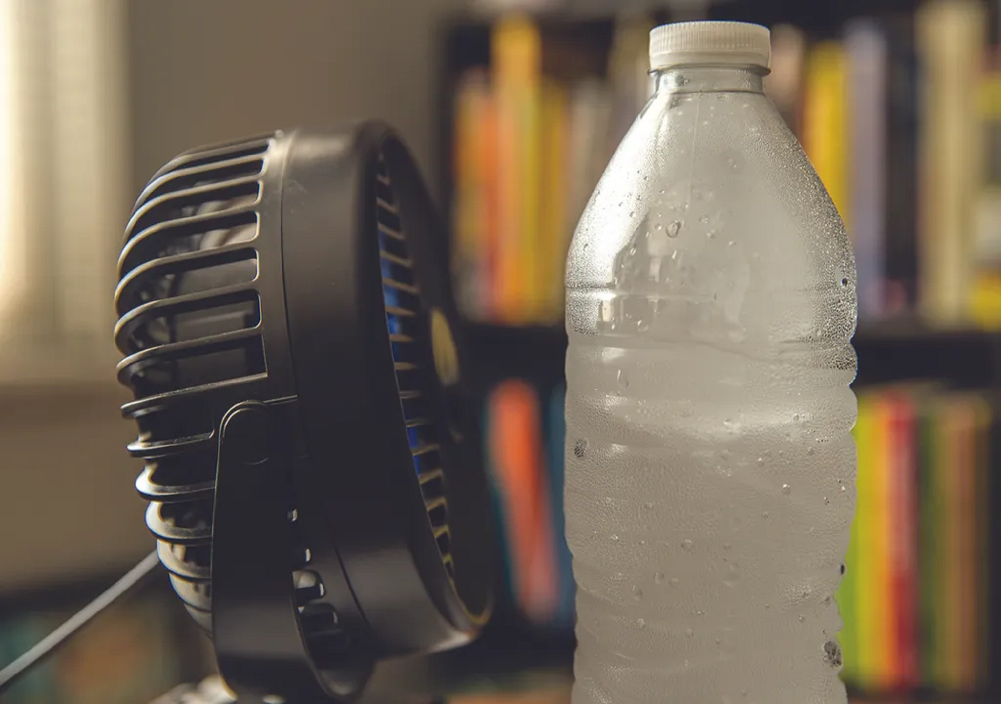 Ventilador con hielo