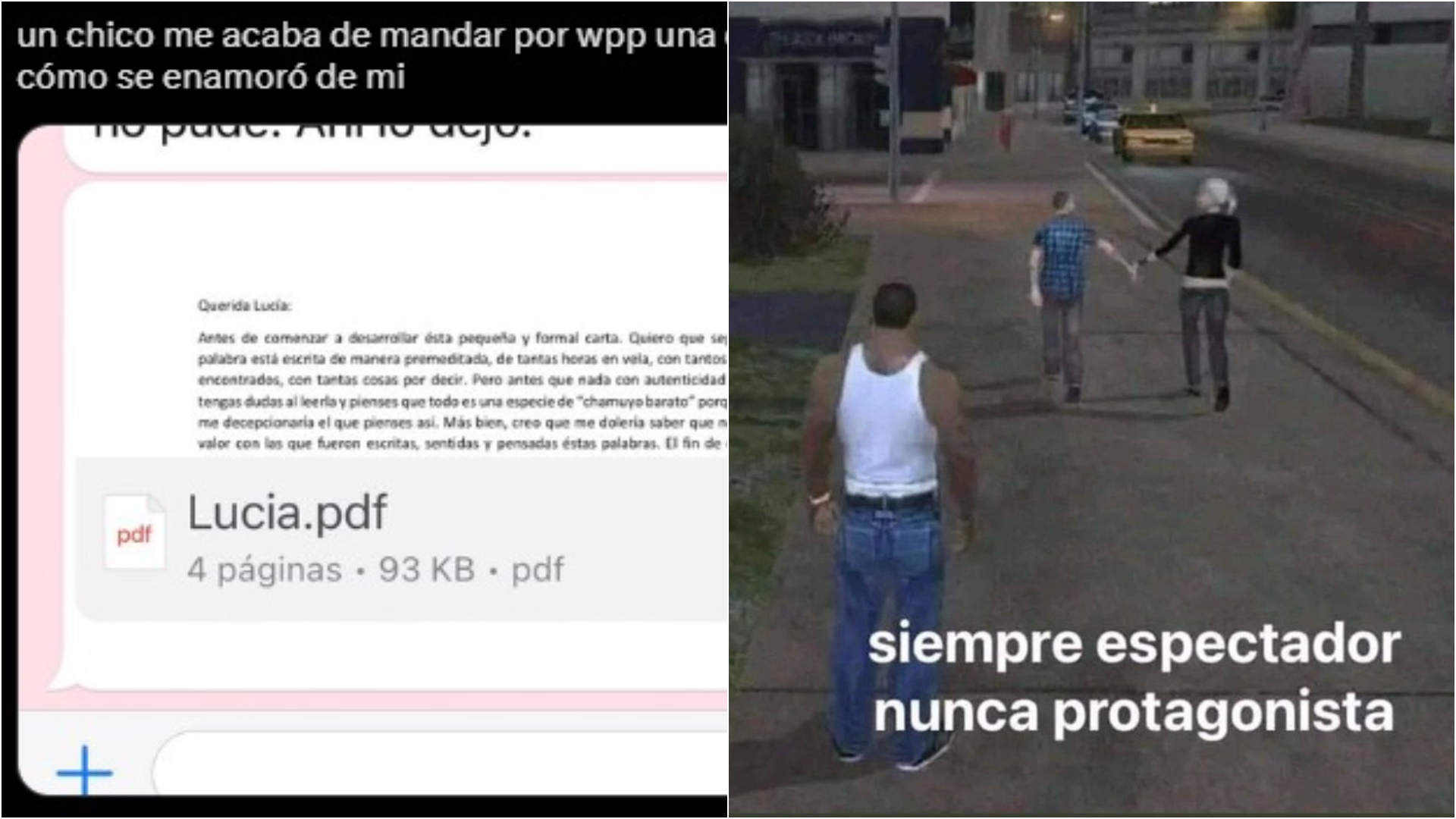 Le envió una carta por WhatsApp contándole cómo se enamoró de ella y los usuarios estallaron: “¿Cuándo me toca?”