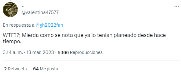 La reacción de los usuarios en Twitter. 