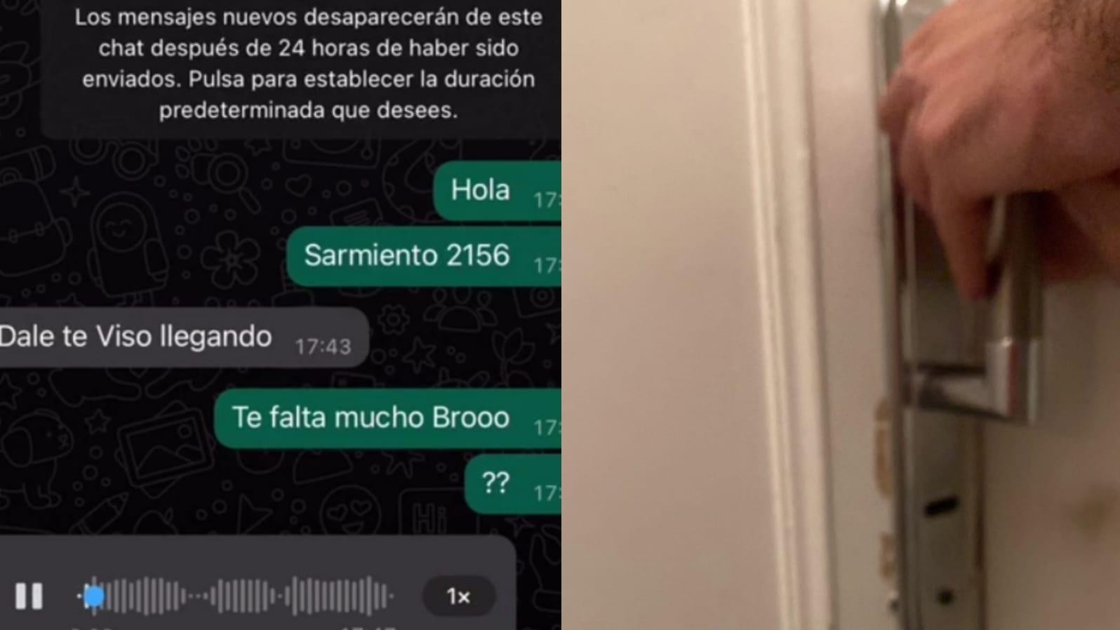 Recibió una insólita respuesta por parte del cerrajero, lo publicó en TikTok y se volvió viral. 