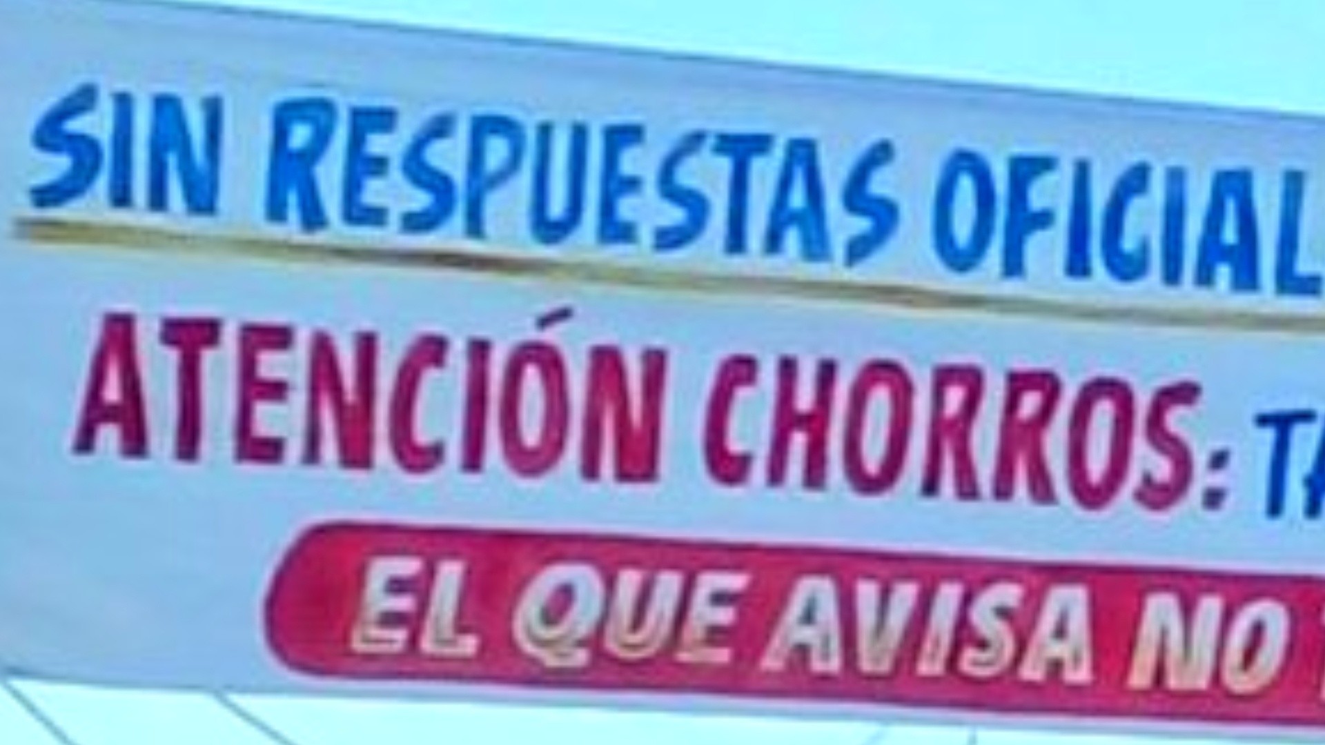 El violento pascalles que grafica la situación que atraviesa Santa Fe (Twitter).