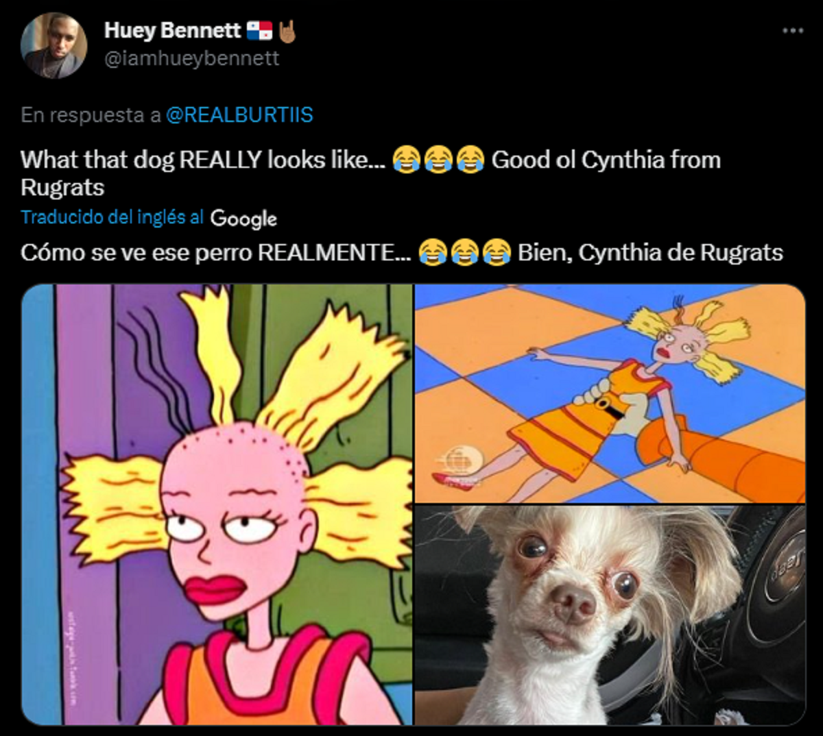 En otro caso, opinaron que se parece a Cynthia de los 'Rugrats'.