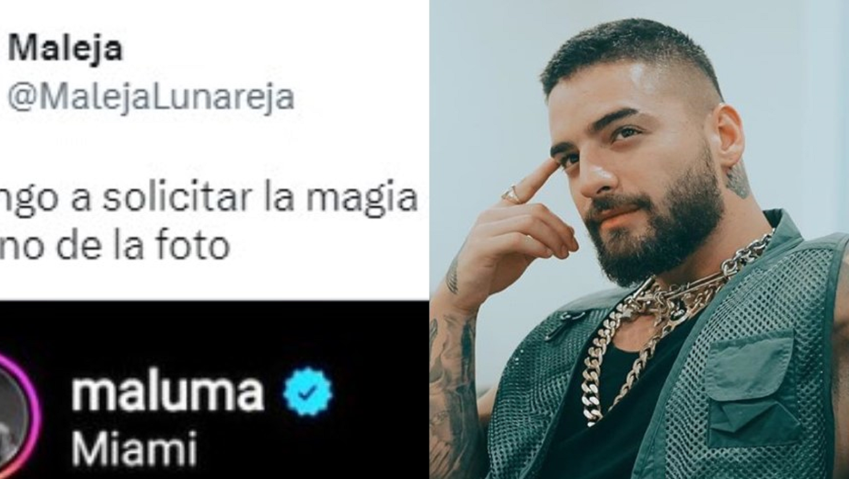 Pidió que editen una foto de Maluma para verlo desnudo y se hizo viral.  