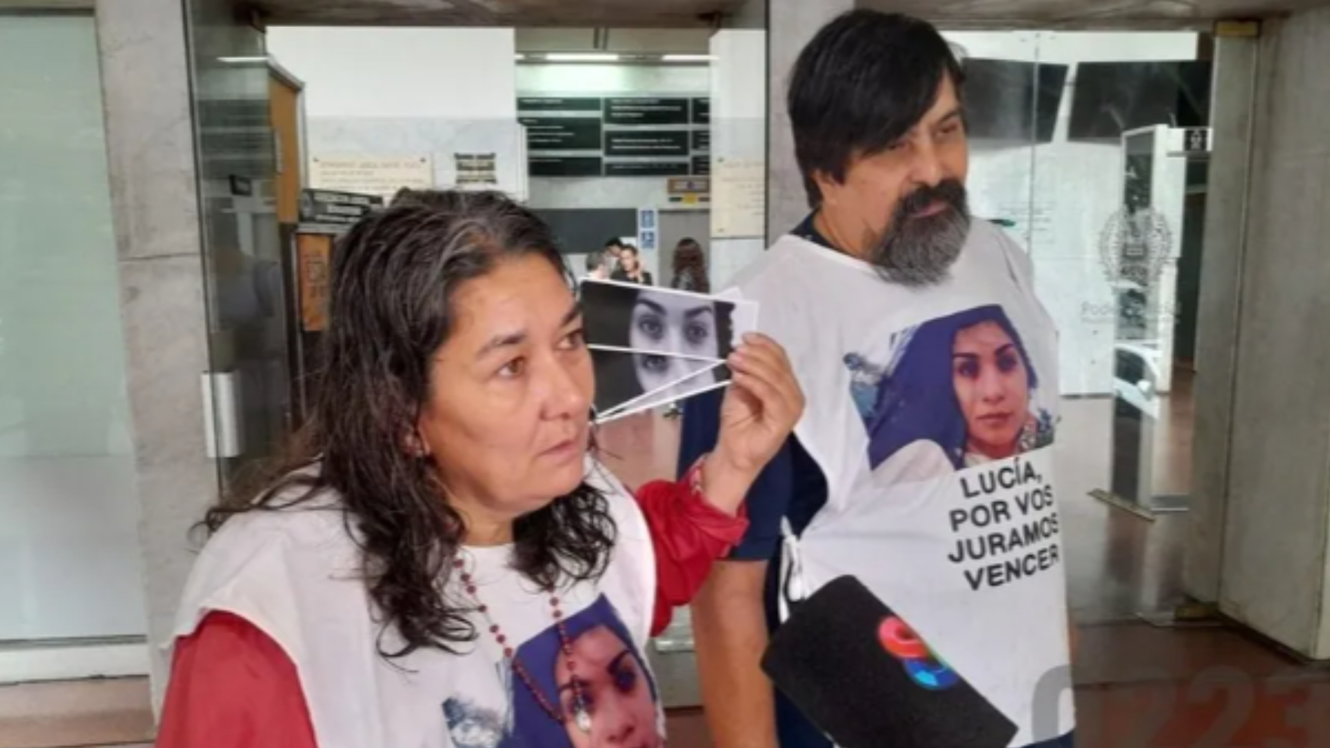 Los padres de la víctima marcharon en la ciudad de Mar del Plata.