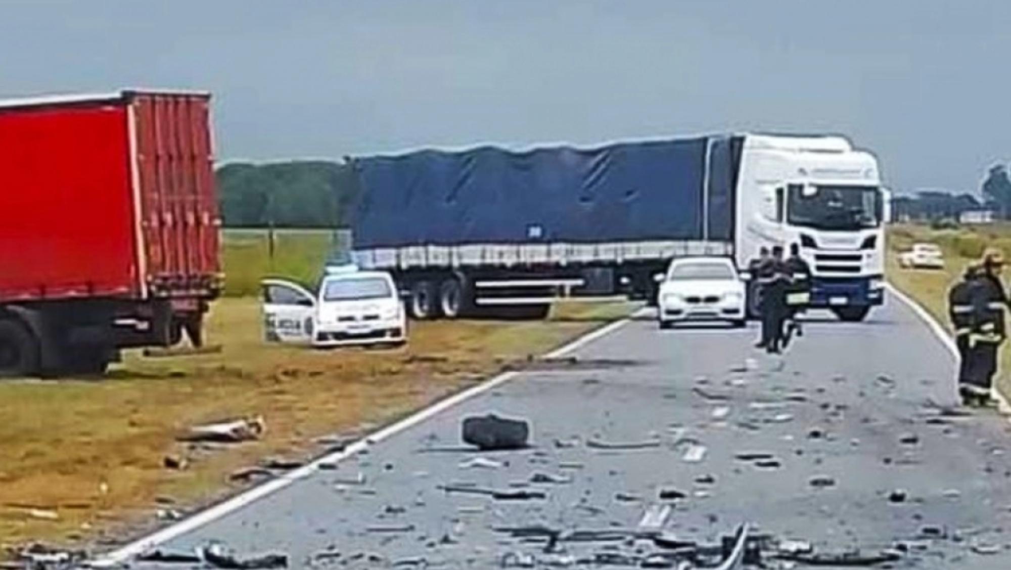 Un trágico accidente provocó la muerte de un hombre en la ruta 7.