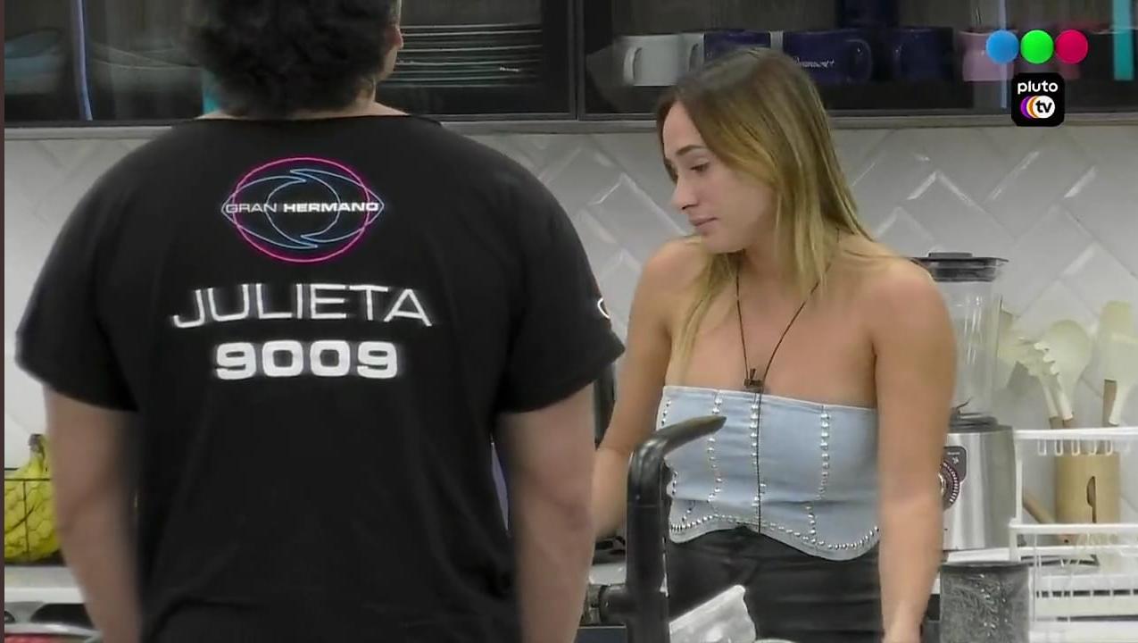 Holder y Martina en '  <a href='https://www.cronica.com.ar/tags/Gran Hermano'>Gran Hermano</a>'.