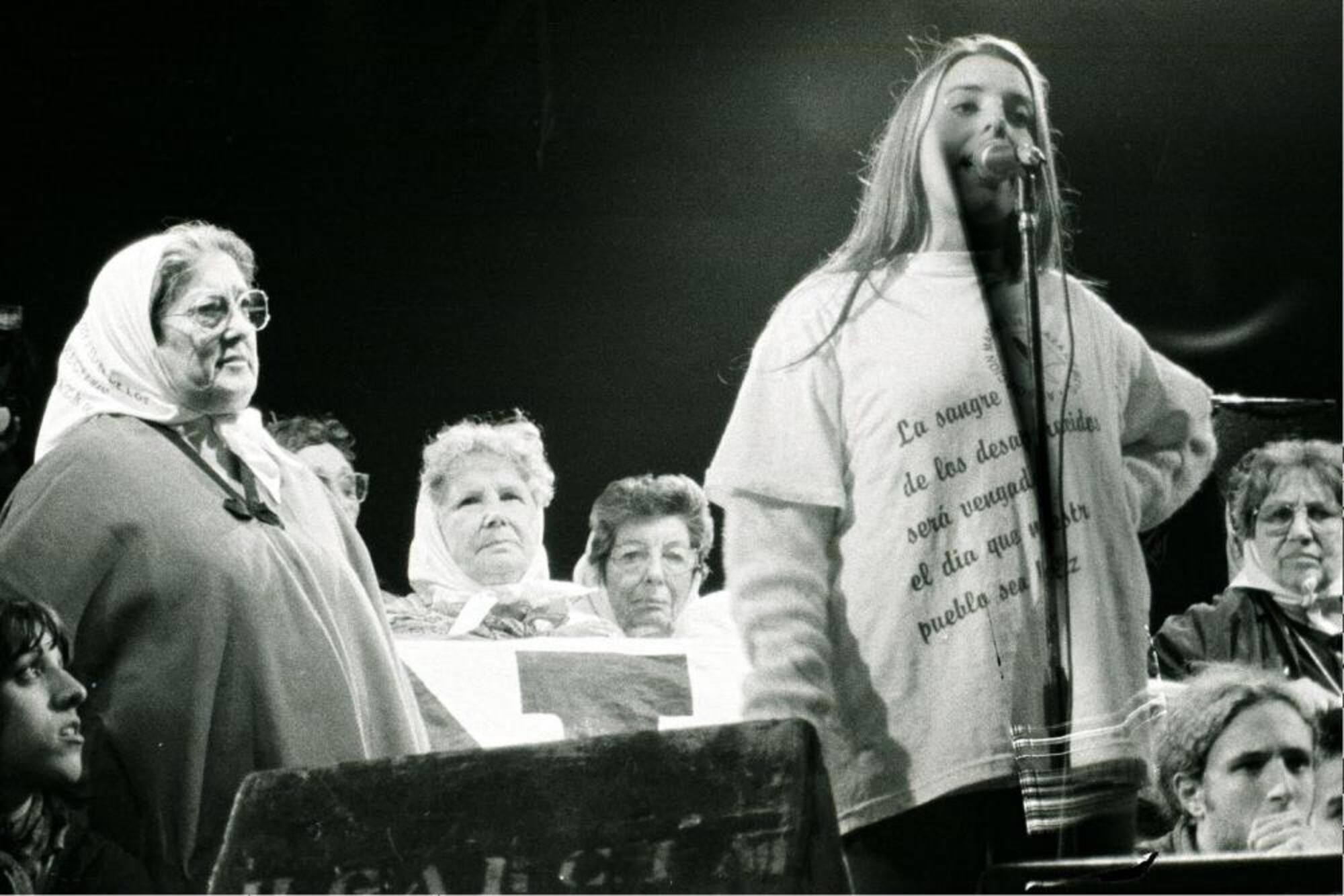 Lucía García Itzigsohn y Hebe de Bonafini.