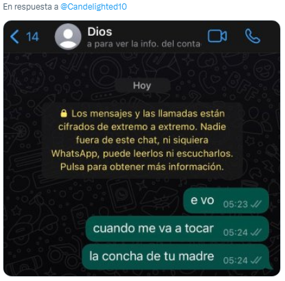 Una joven contó una historia romántica con su novio y estallaron los memes (Twitter/@Candelighted10).