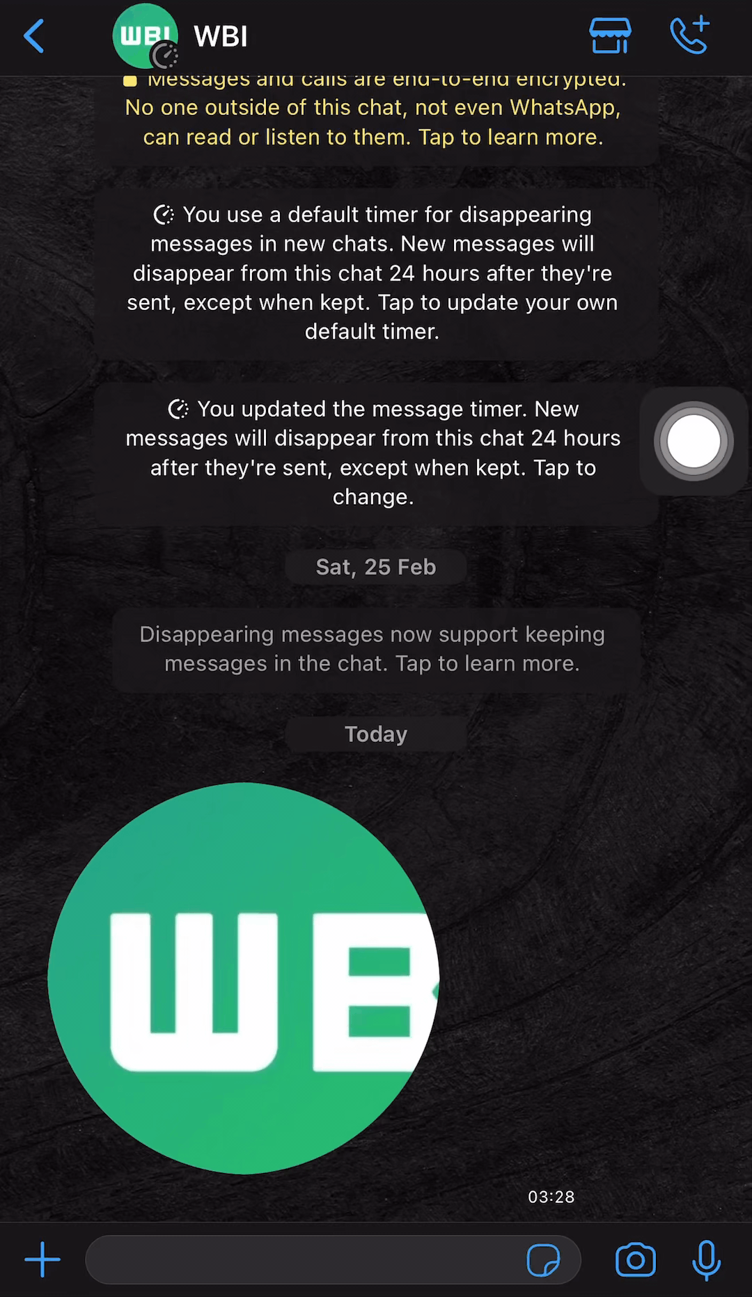 Así aparecerán los videomensajes dentro de los chats de   <a href='https://www.cronica.com.ar/tags/WhatsApp'>WhatsApp</a> (Imagen: WABetaInfo).