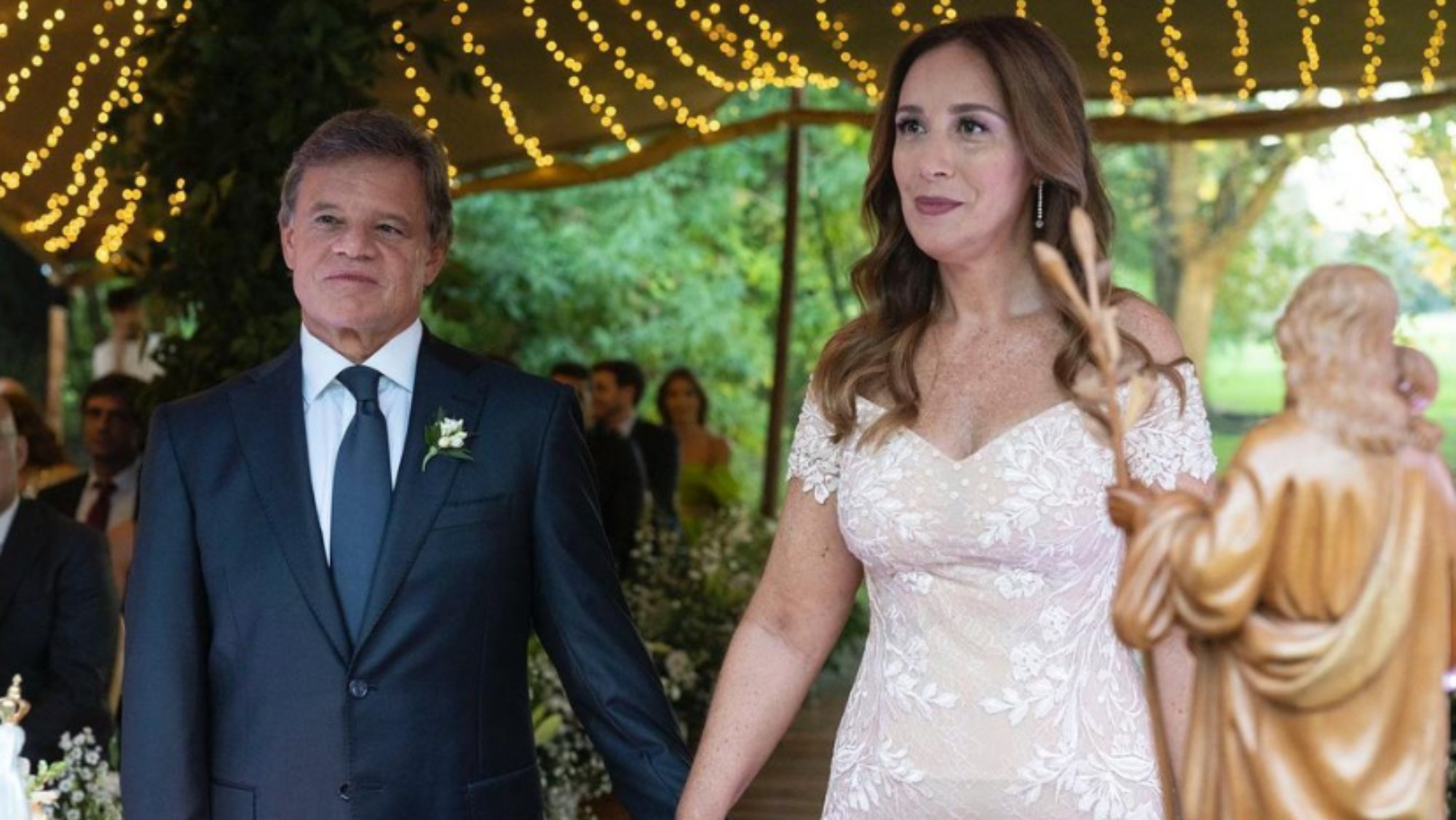 Sacco y Vidal celebraron su casamiento (Instagram/María Eugenia Vidal).