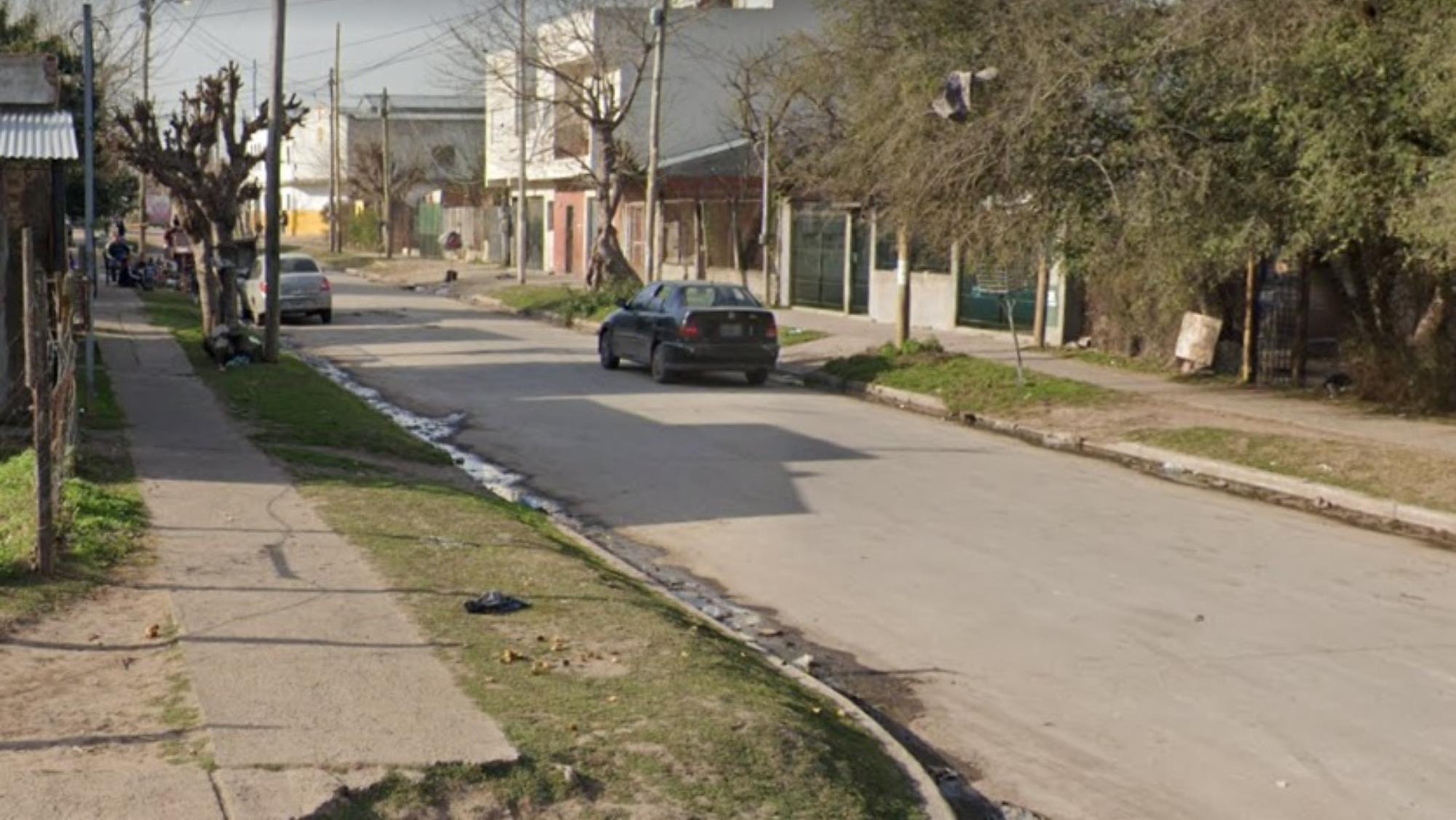 Acá, en este barrio, aconteció el homicidio de Gabriel Omar Banegas.