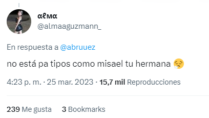 La reacción de los usuarios en Twitter tras los mensajes. 