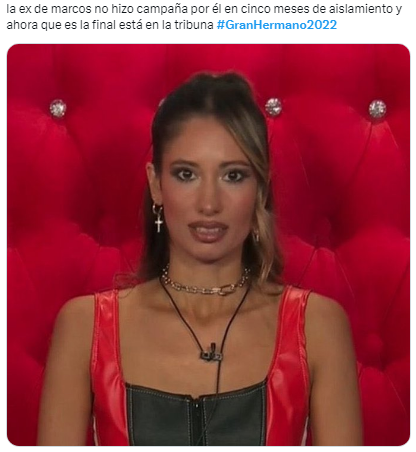 Los mejores memes de la final de   <a href='https://www.cronica.com.ar/tags/Gran Hermano'>Gran Hermano</a> 2022 (Twitter).