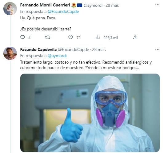 El usuario viral trató de restarle drama a la situación (Imagen: Twitter). 