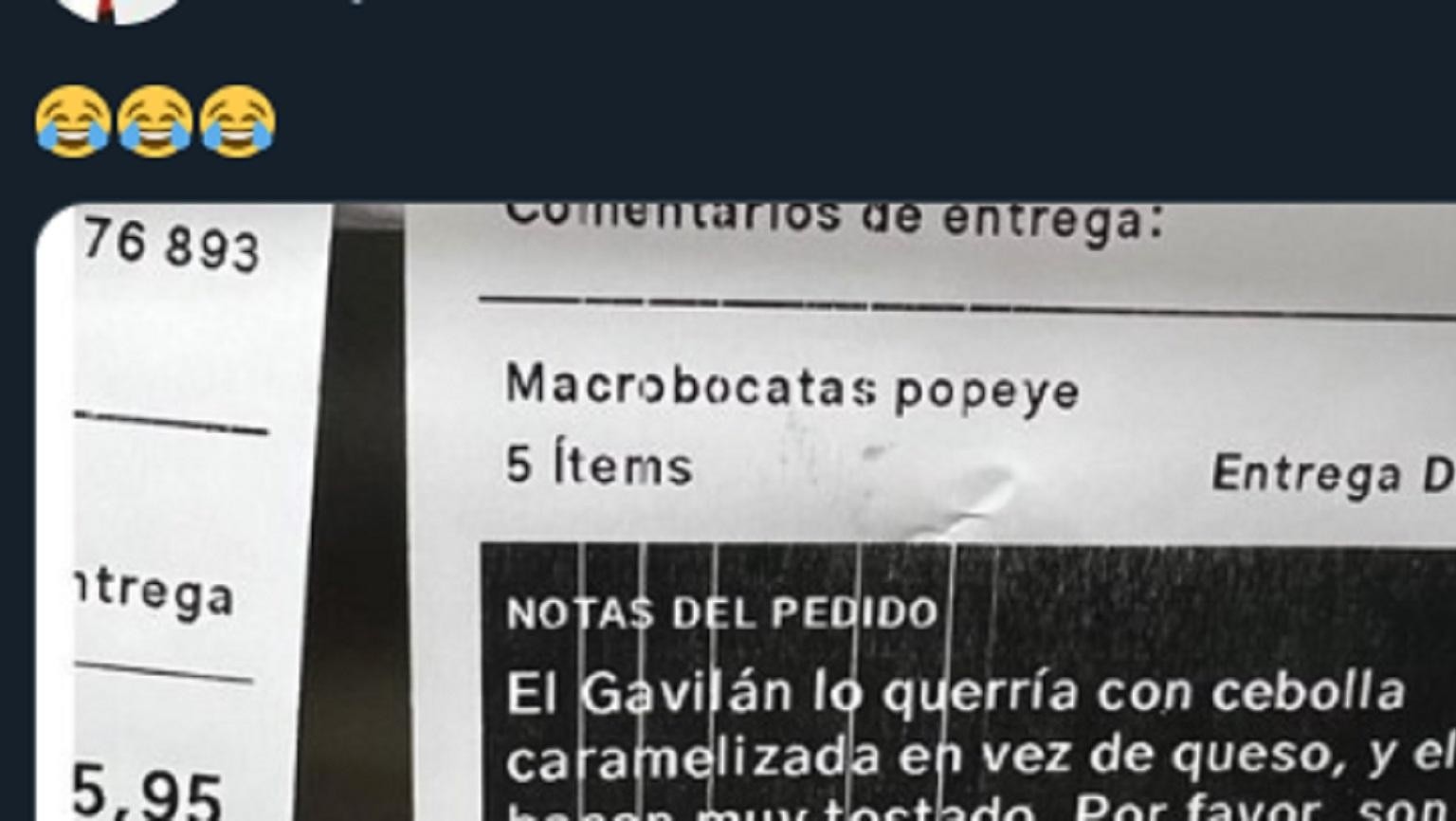 Hizo un exigente pedido y causó gracia con una insólita justificación.