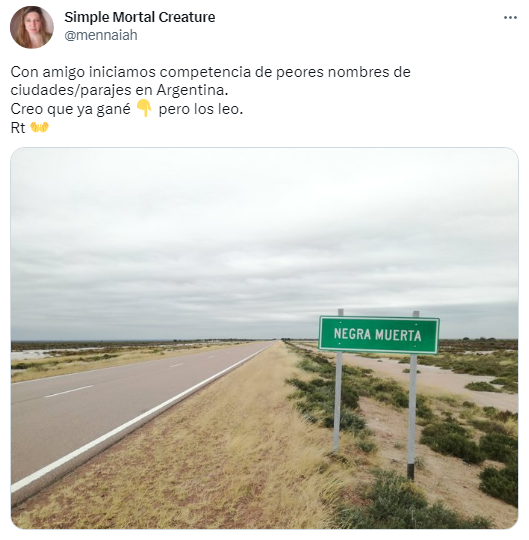 El hilo con las ciudades más graciosas es viral (Twitter/@mennaiah).