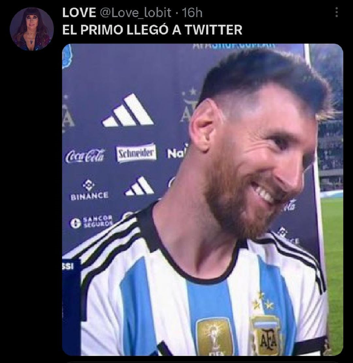 Otro de los memes, esta vez con Lionel Messi.